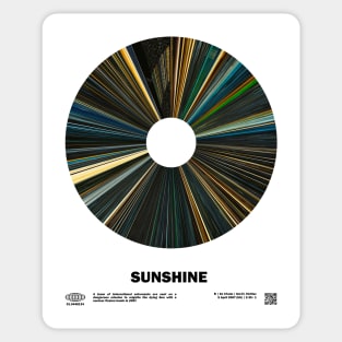 minimal_Sunshine Warp Barcode Movie Sticker